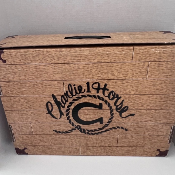 VINTAGE still NIB Charlie 1 Horse by Lucchese- MD Harness Pedestrian Boots 9.5 - Picture 3 of 9